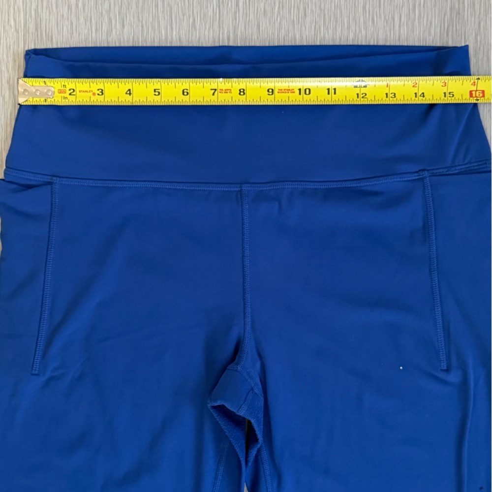 prAna 7/8 Legging XL Cobalt Blue Ribbed Pockets - Picture 8 of 8